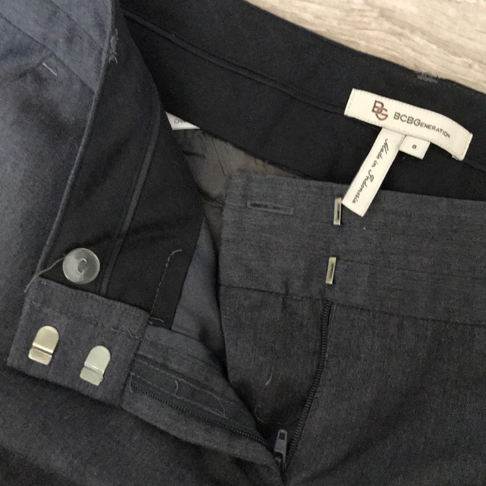 BCBGeneration charcoal pants size 8 - Picture 4 of 8